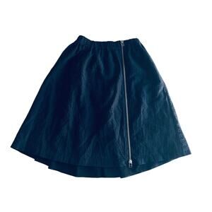 NEW Steven Alan 'Dahlia' Women's X-Small Zipper Full Circle Skirt Navy Blue